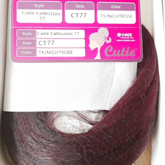 Cutie Collection Wig - CT77 Long Straight Full Wig - Night Rose - Picture 7 of 13